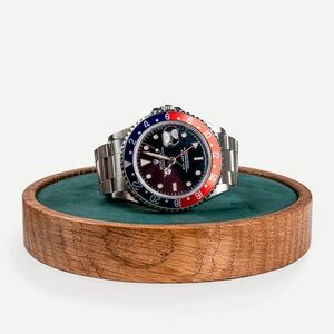 Morelund Watchmat - Dark Oak Racing Green, Brand New in Box